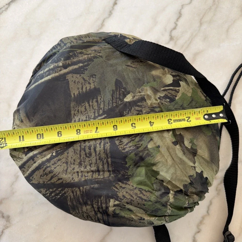 Ameristep Pop Up Ground Blind Camo Portable‎ Hunting Turkey Deer Layout
